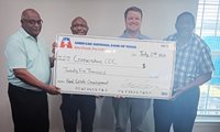 American National Bank of Texas presents a $25,000 contribution to The Cornerstone Community Development Corporation (CCDC) image